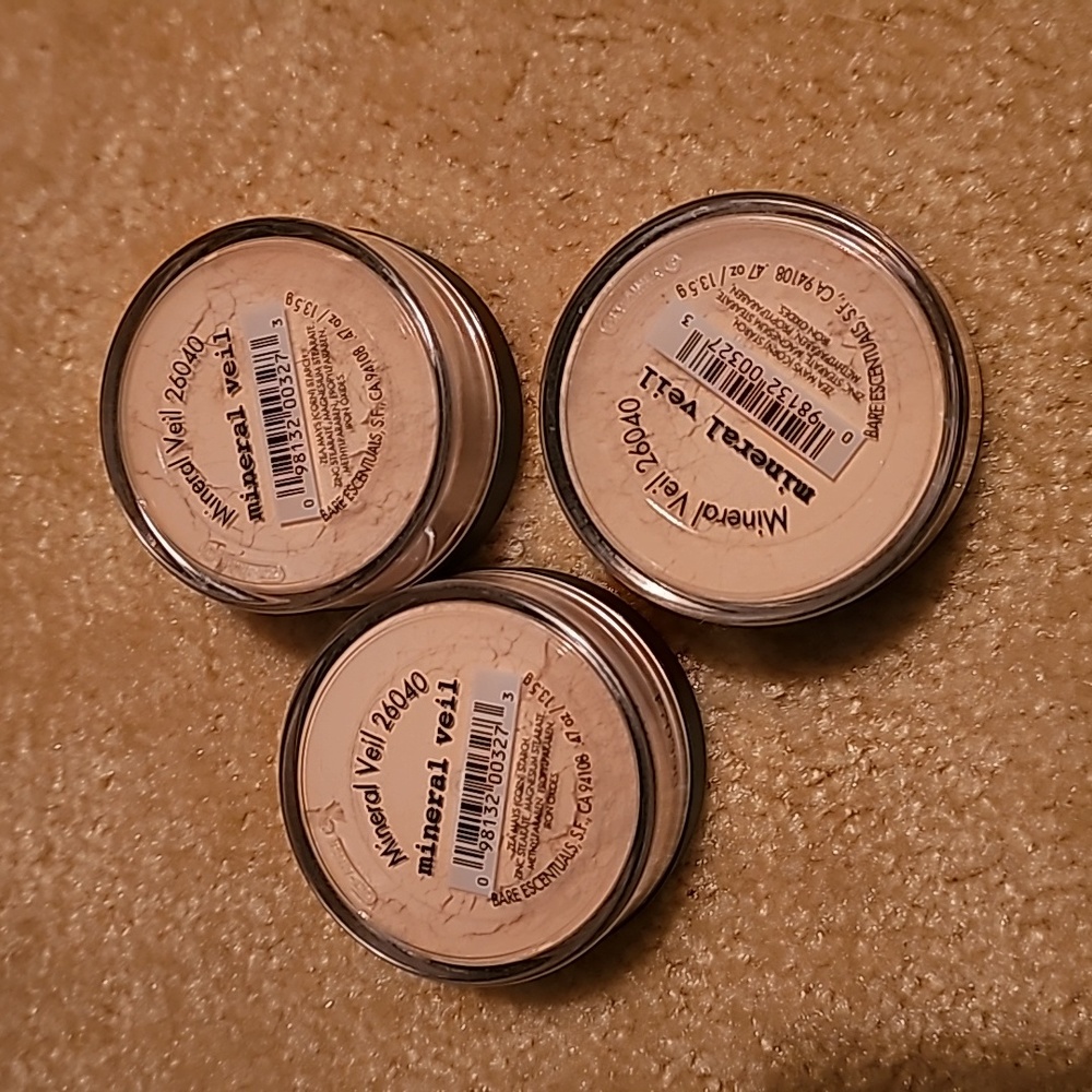 Lot of 3 Bare Escentuals Mineral Veil 13.5g
